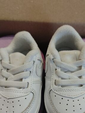 Nike Baby White Athletic Sneakers - Classic Casual Shoes